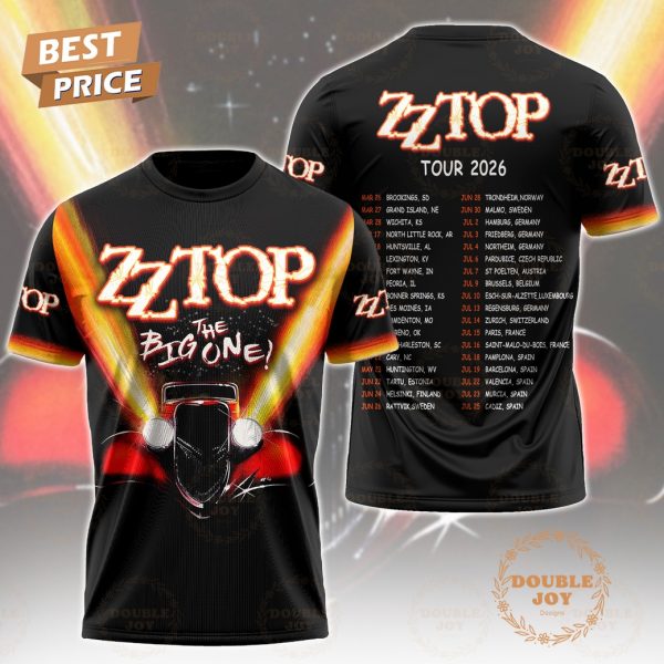 ZZ Top The Big One! Tour 2026 T-Shirt, Hoodie