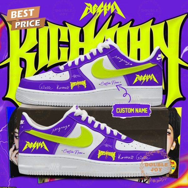 Aespa x Giselle “Rich Man” Custom Name Air Force 1 Sneakers