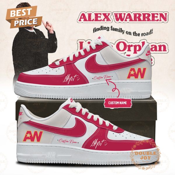 Alex Warren Little Orphan Alex Tour Custom Name Air Force 1 Sneakers