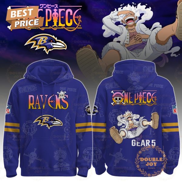 Baltimore Ravens x One Piece “Gear 5” Hoodie