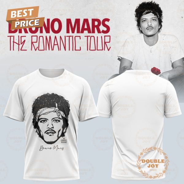 Bruno Mars The Romantic Tour 2026 T-Shirt, Hoodie – White