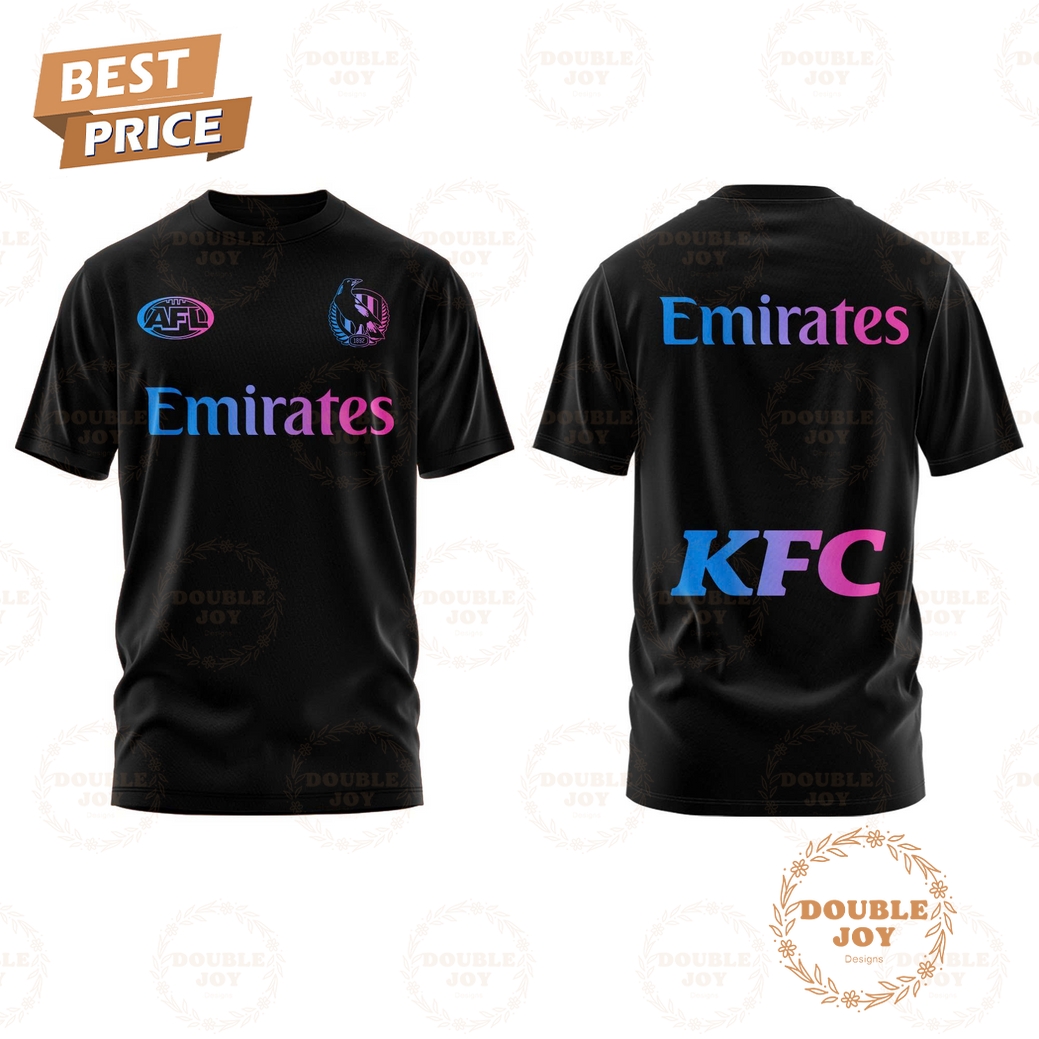 Collingwood Magpies Las Vegas Warm Up 2026 Hoodie Collingwood Magpies Las Vegas Warm Up 2026 Hoodie