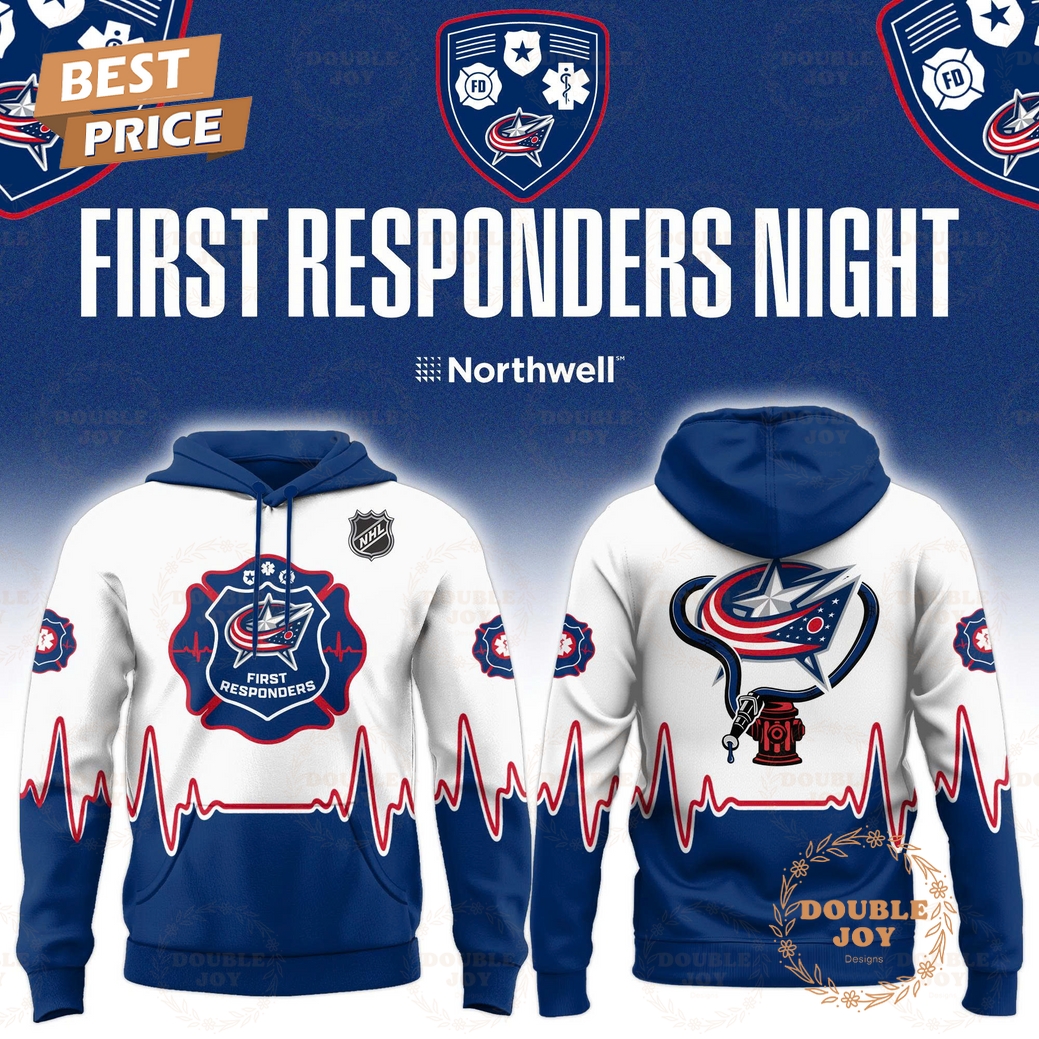 Columbus Blue Jackets First Responders 2026 Hoodie Columbus Blue Jackets First Responders 2026 Hoodie