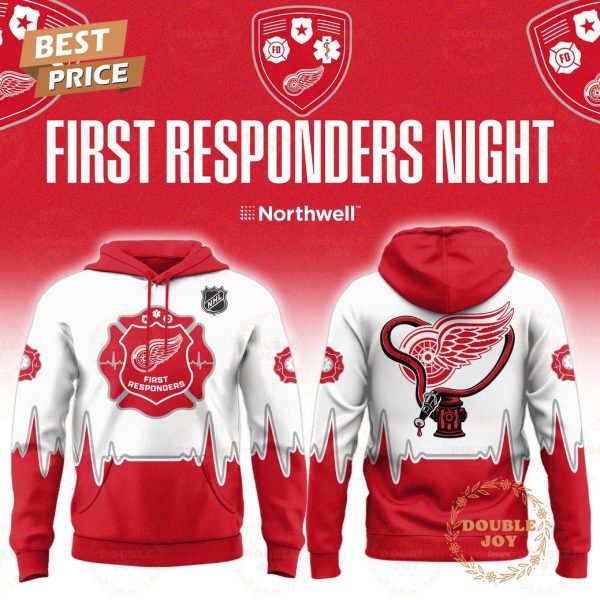 Detroit Red Wings First Responders 2026 Hoodie