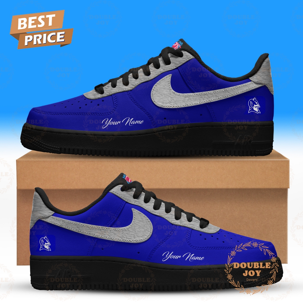 Duke Blue Devils Classic Edition 2026 Custom Name Air Force 1 Sneakers Duke Blue Devils Classic Edition 2026 Custom Name Air Force 1 Sneakers