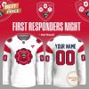 Edmonton Oilers First Responders Night 2026 Custom Name Hockey Jersey Edmonton Oilers First Responders Night 2026 Custom Name Hockey Jersey