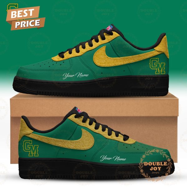 George Mason Patriots Classic Edition 2026 Custom Name Air Force 1 Sneakers