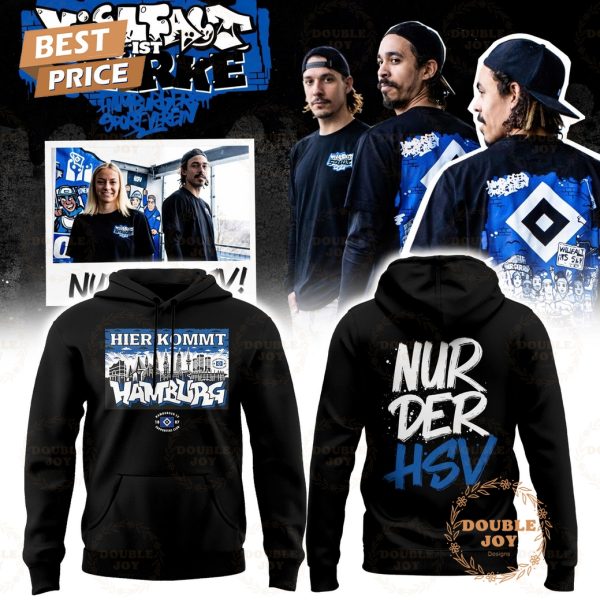 Hamburger SV Vielfalt 1st Starke 2026 Black Hoodie