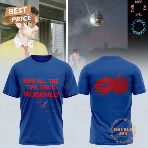 Harry Styles Kiss All The Time. Disco, Occasionally 2026 T-Shirt, Hoodie – Blue