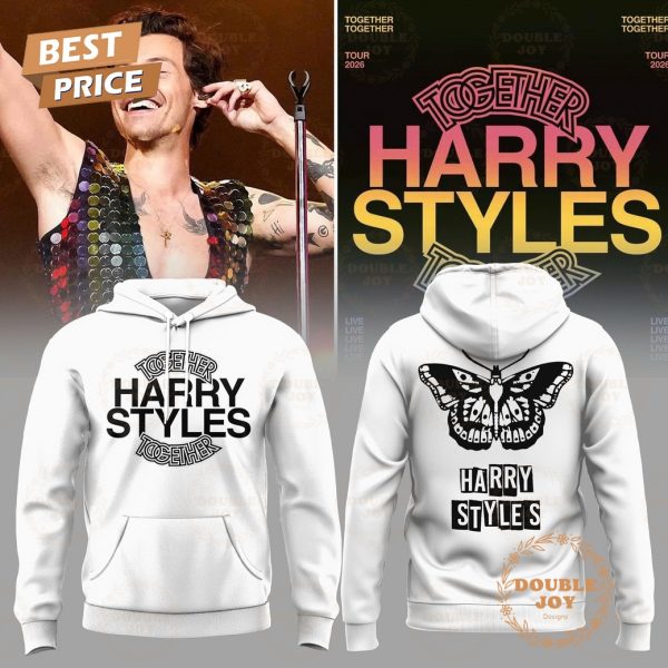 Harry Styles Together, Together Tour Hoodie – White