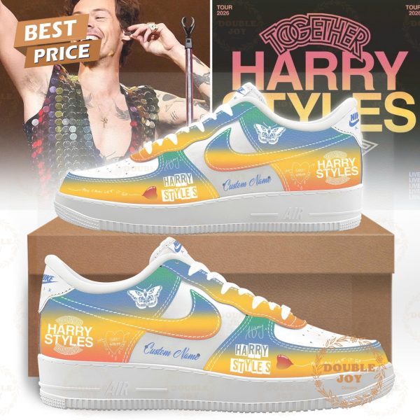 Harry Styles Together, Together Tour Special Edition Custom Name Air Force 1 Sneakers