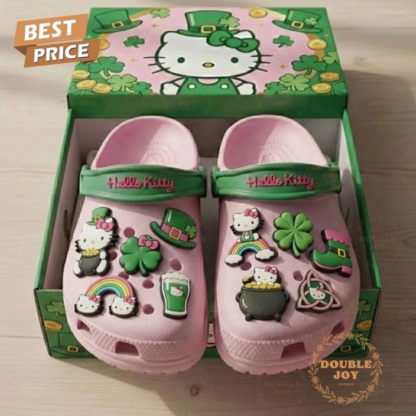 Hello Kitty Patrick’s Day Clogs – Pink