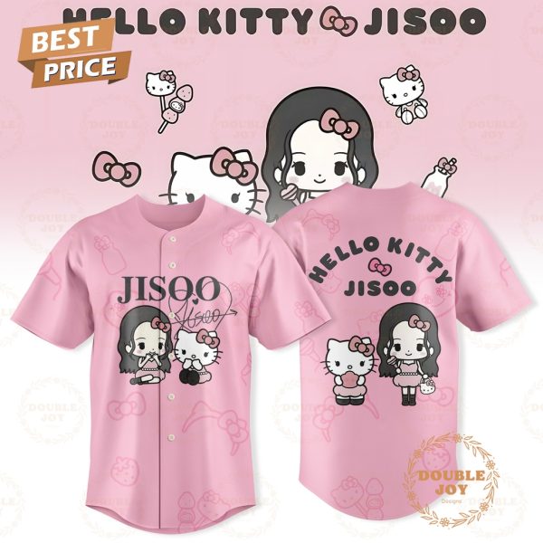 Hello Kitty x Jisoo 2026 Baseball Jersey – Pink