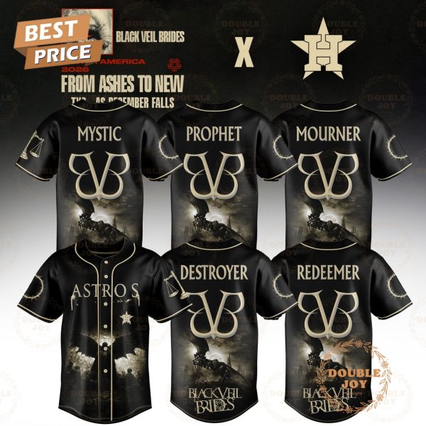 Houston Astros x Black Veil Brides Team 2026 Baseball Jersey
