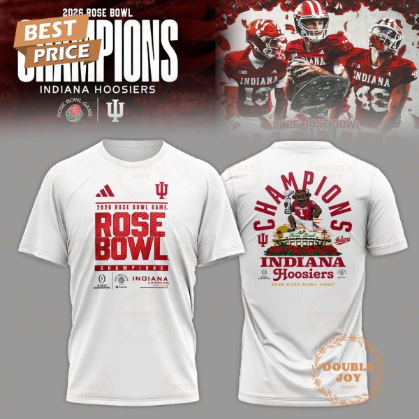 Indiana Hoosiers Rose Bowl Game Champions 2026 T-Shirt, Hoodie