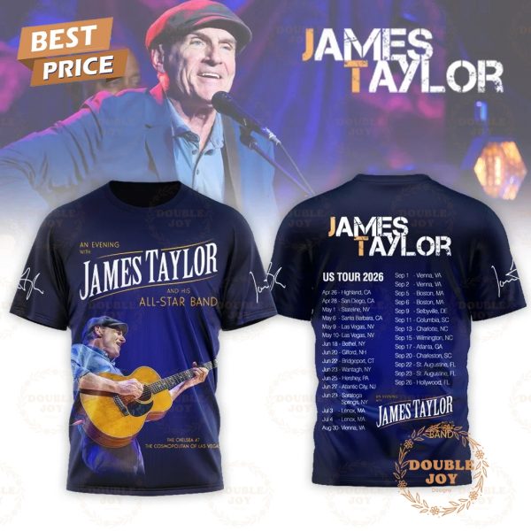 James Taylor All-Star Band 2026 T-Shirt, Hoodie