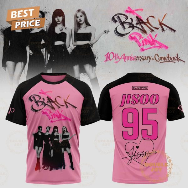Jisoo x Blackpink 10th Anniversary & Comeback T-Shirt, Hoodie