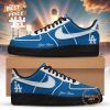 Miami Marlins 2026 Custom Name Air Force 1 Sneakers – Blue