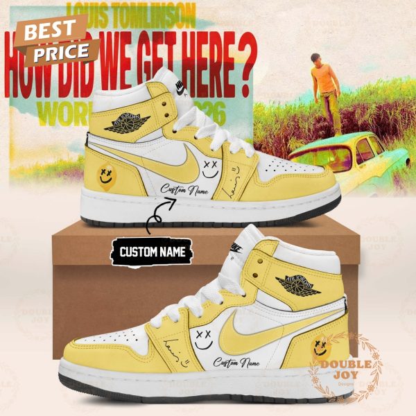 Louis Tomlinson How Did We Get Here? World Tour 2026 Custom Name Air Jordan 1 Hightop Shoes