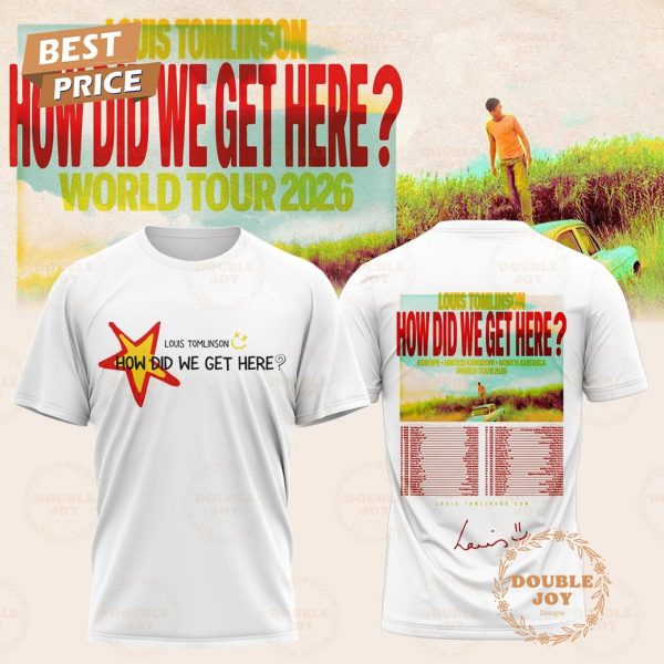 Louis Tomlinson World Tour 2026 White T-Shirt, Hoodie