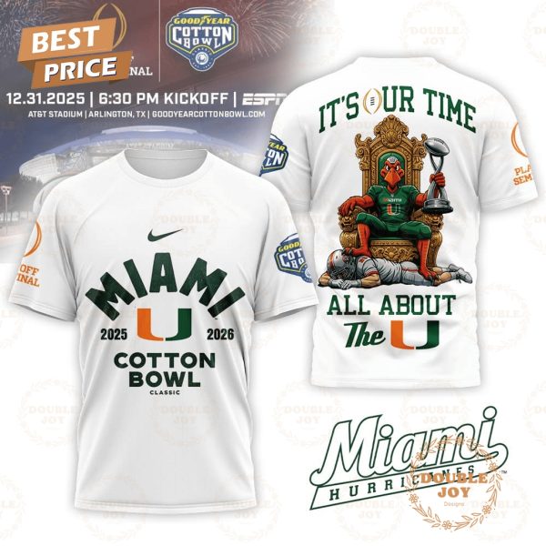 Miami Hurricanes Cotton Bowl Classic 2025-2026 T-Shirt, Hoodie