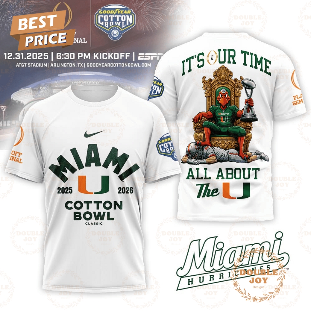 Miami Hurricanes Cotton Bowl Classic 2025-2026 T-Shirt, Hoodie Miami Hurricanes Cotton Bowl Classic 2025-2026 T-Shirt, Hoodie