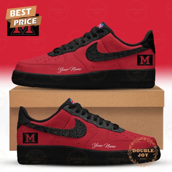 Miami RedHawks Classic Edition 2026 Custom Name Air Force 1 Sneakers