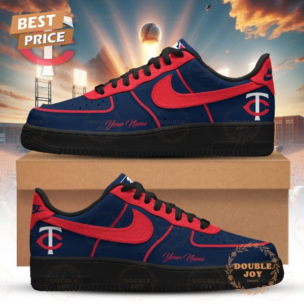 Minnesota Twins 2026 Custom Name Air Force 1 Sneakers – Blue