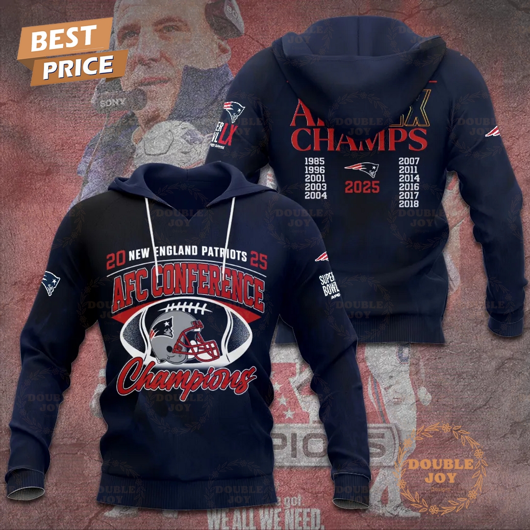 New England Patriots 12X AFC Champions 2026 T-Shirt, Hoodie - Blue New England Patriots 12X AFC Champions 2026 T-Shirt, Hoodie - Blue