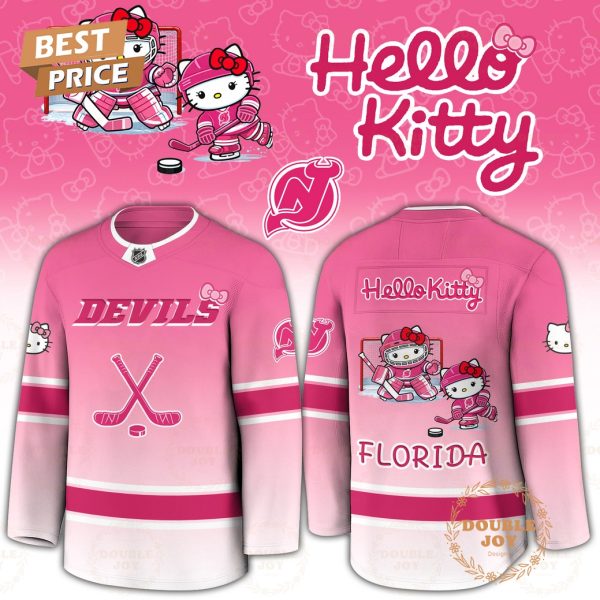 New Jersey Devils x Hello Kitty 2026 Limited Edition Hockey Jersey