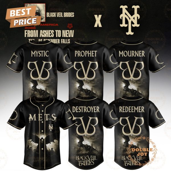 New York Mets x Black Veil Brides Team 2026 Baseball Jersey