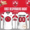 New York Rangers First Responders Night 2026 Custom Name Hockey Jersey