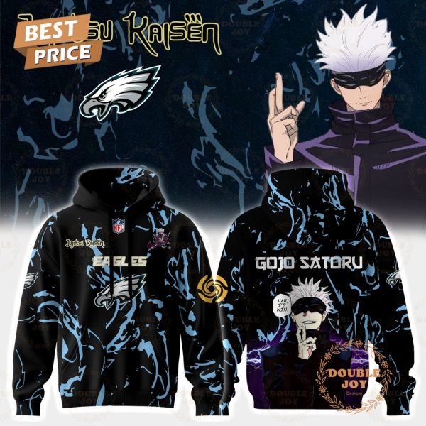 Philadelphia Eagles x Jujutsu Kaisen “Gojo Satoru” 2026 Hoodie