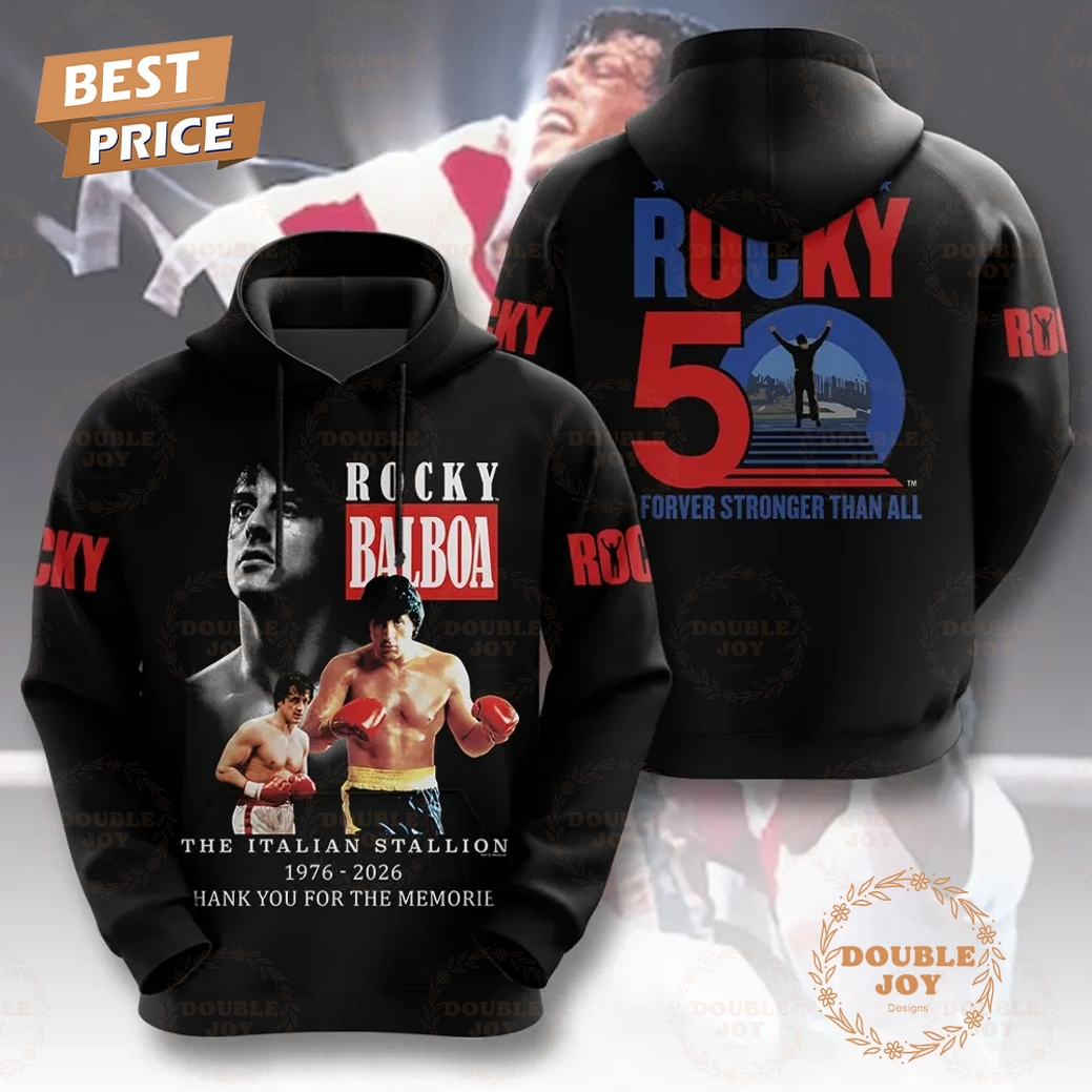 Rocky Balboa The Italian Stallion 1976-2026 T-Shirt, Hoodie Rocky Balboa The Italian Stallion 1976-2026 T-Shirt, Hoodie