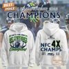 Seattle Seahawks 4X NFC Champs 2026 Hoodie – Blue