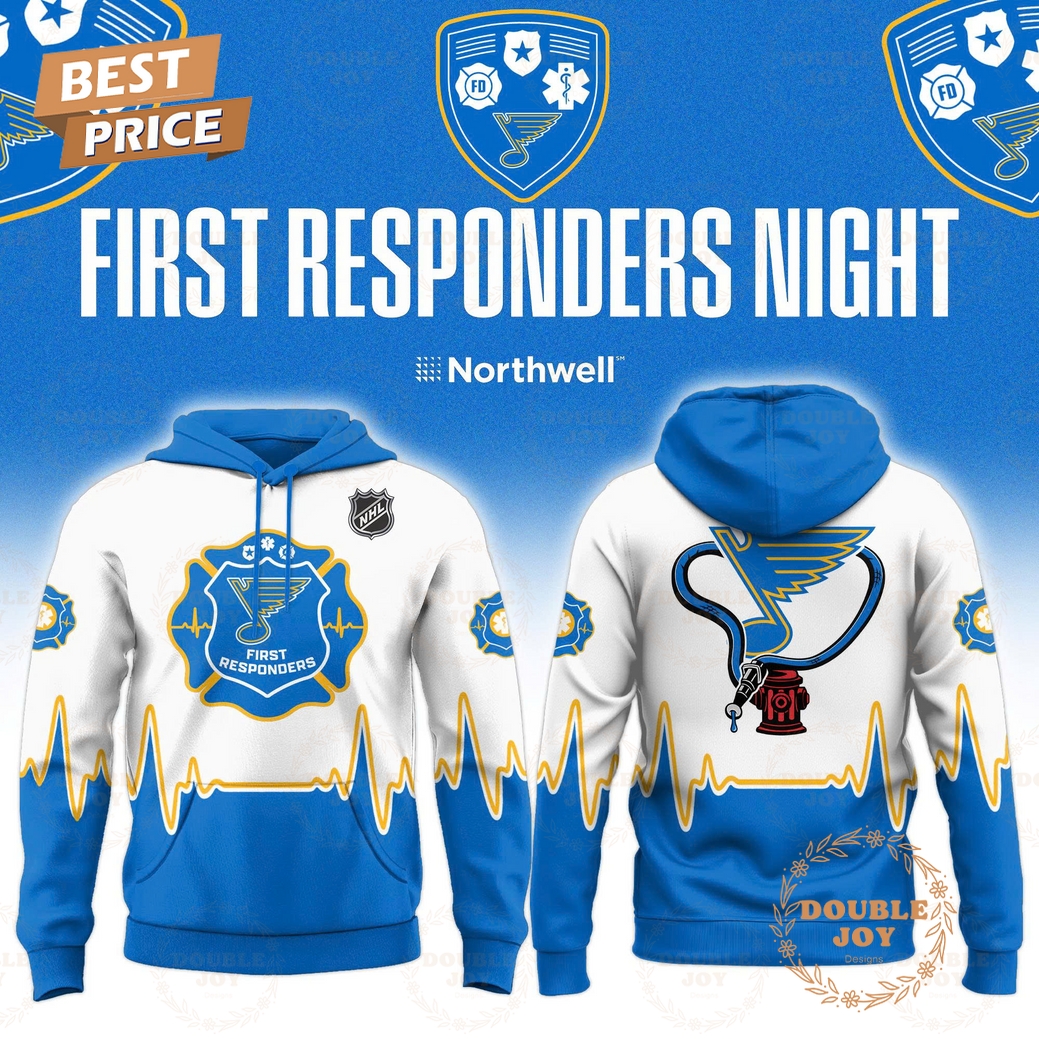 St.Louis Blues First Responders 2026 Hoodie St.Louis Blues First Responders 2026 Hoodie