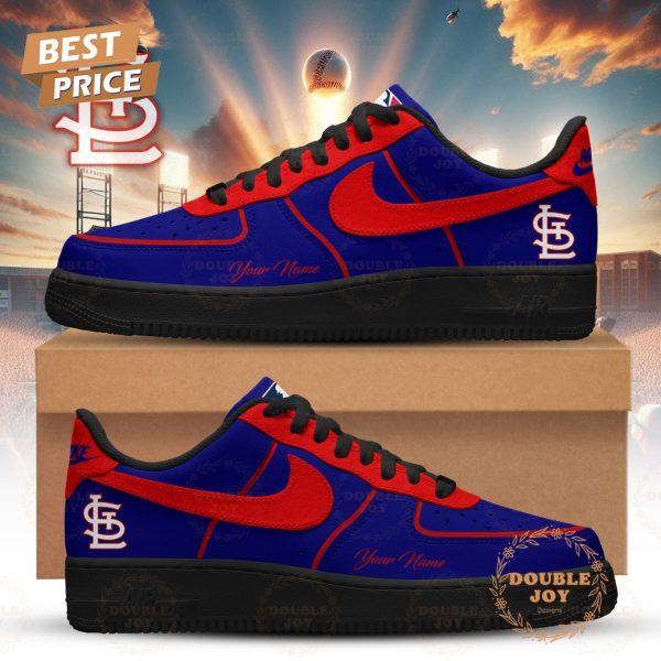 St.Louis Cardinals 2026 Custom Name Air Force 1 Sneakers – Blue