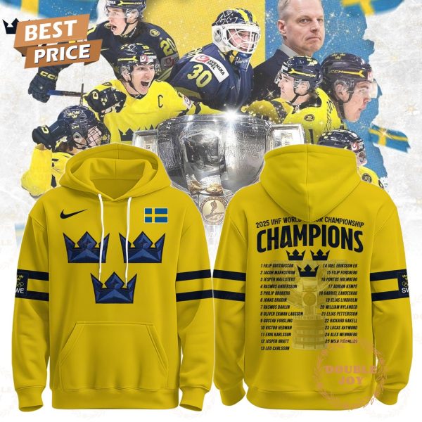 Sweden IIHF World Juniors Championship 2025 Hoodie