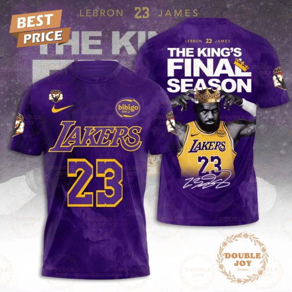 The King’s Final Season LeBron James x Los Angeles Lakers 2026 T-Shirt, Hoodie