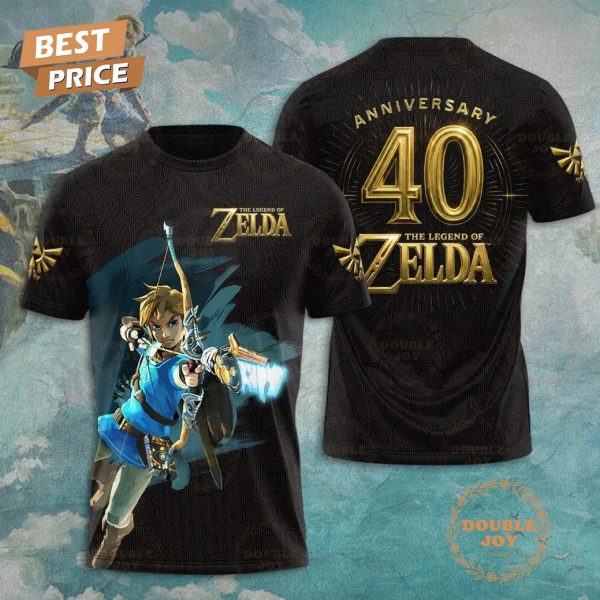 The Legend Of Zelda 40th Anniversary T-Shirt, Hoodie