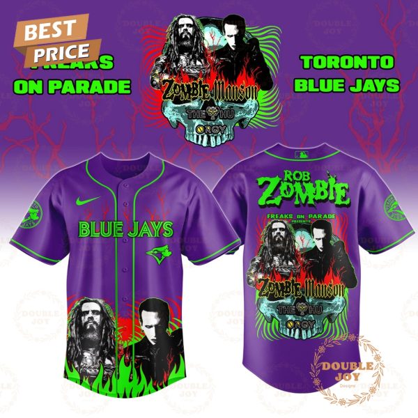 Toronto Blue Jays x Zombie & Manson Tour 2026 Baseball Jersey