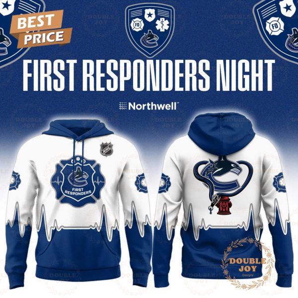 Vancouver Canucks First Responders 2026 Hoodie