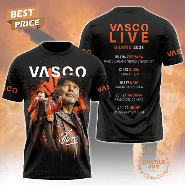 Vasco Rossi Live Giugno 2026 T-Shirt, Hoodie