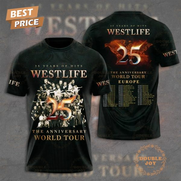 Westlife 25 Years Of Hits T-Shirt, Hoodie