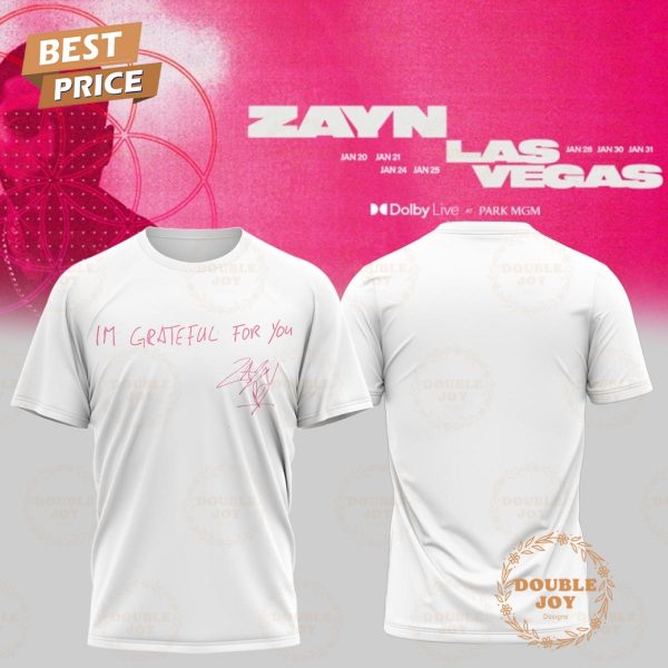 Zayn Las Vegas “I’m Grateful For You” 2025 T-Shirt, Hoodie