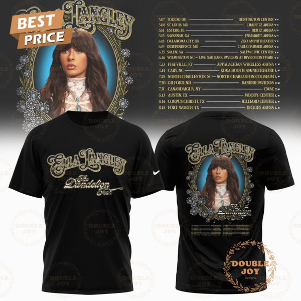 Ella Langley The Dandelion Tour 2026 T-Shirt, Hoodie – Black