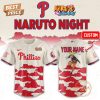 New York Mets x Naruto 2026 Custom Name Baseball Jersey