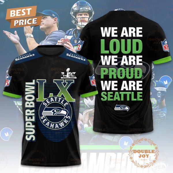 Seattle Seahawks Super Bowl LX Champs 2026 T-Shirt, Hoodie