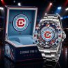 Chicago Fire FC MLS Premium Luxury Commemorative Sports Fan Stainless Steel Watch
