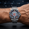 Chicago Fire FC MLS Premium Luxury Commemorative Sports Fan Stainless Steel Watch